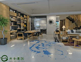 艺术地坪中的无建材装修是指什么？