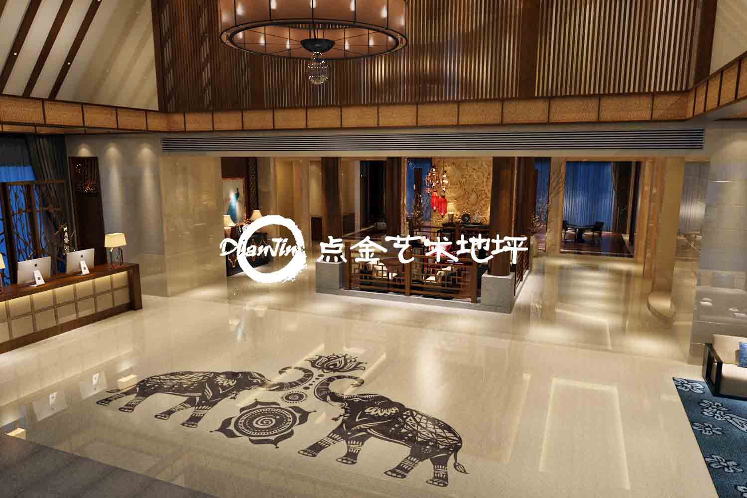 商业艺术地坪案例