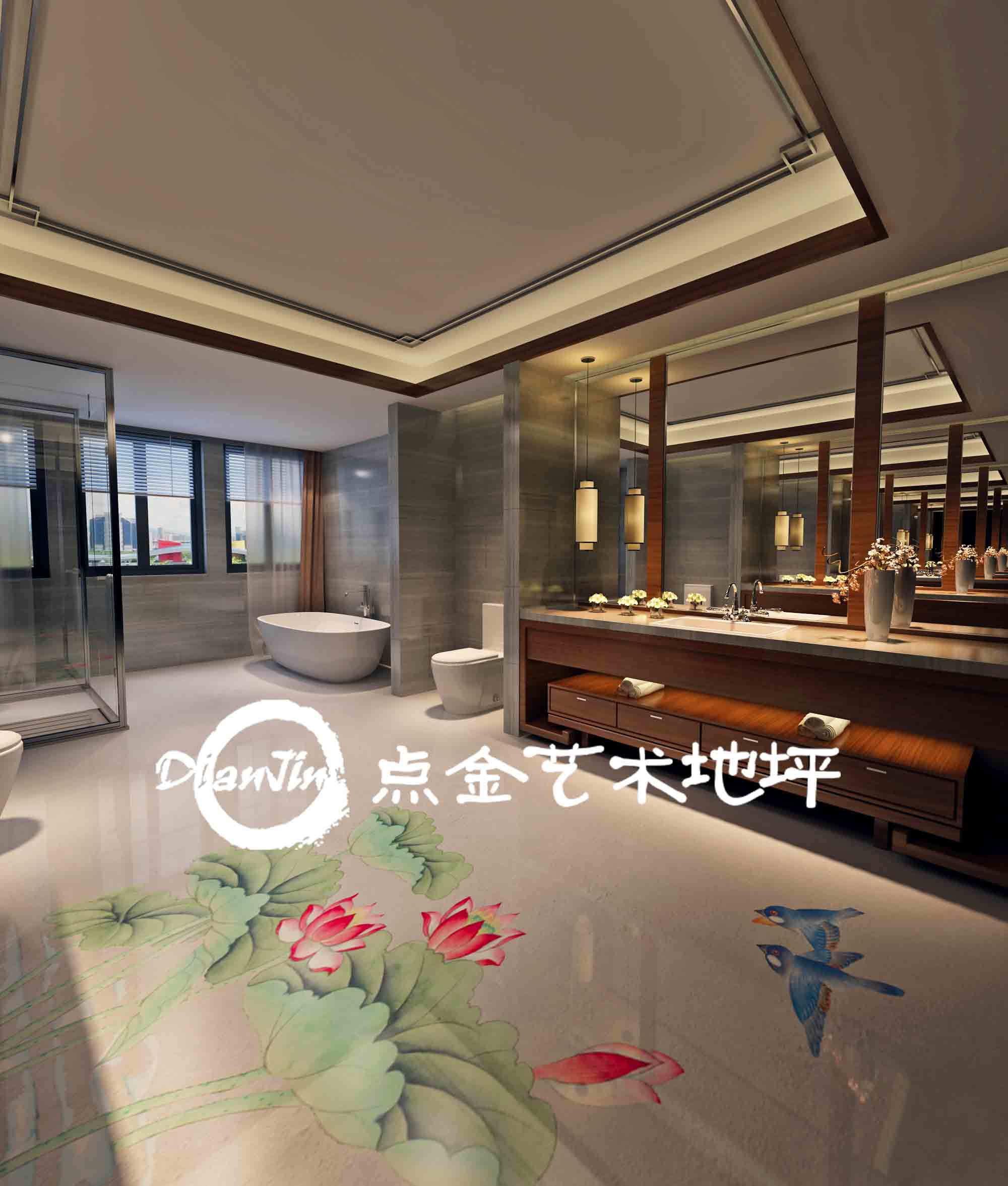 彩绘艺术地坪案例