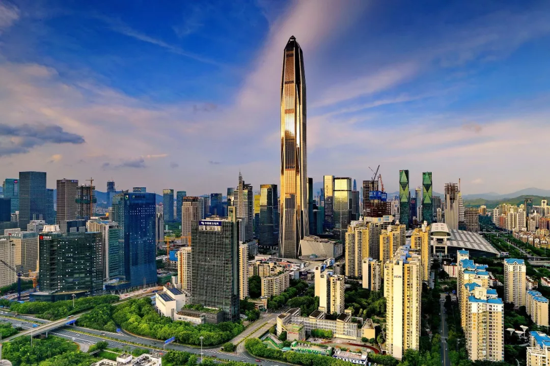 深圳第一高楼——平安国际金融中心云际观光层地面欣赏